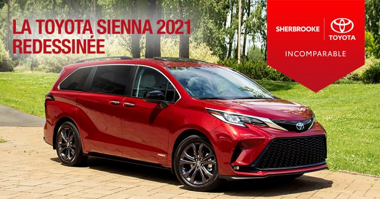 Le modèle Toyota Sienna redessiné pour 2021