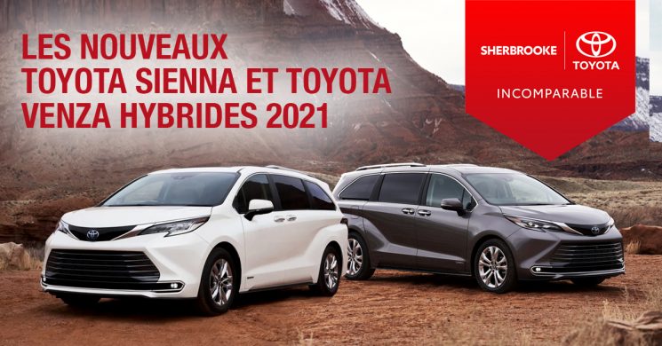 Les nouveaux Toyota Sienna et Toyota Venza hybrides 2021