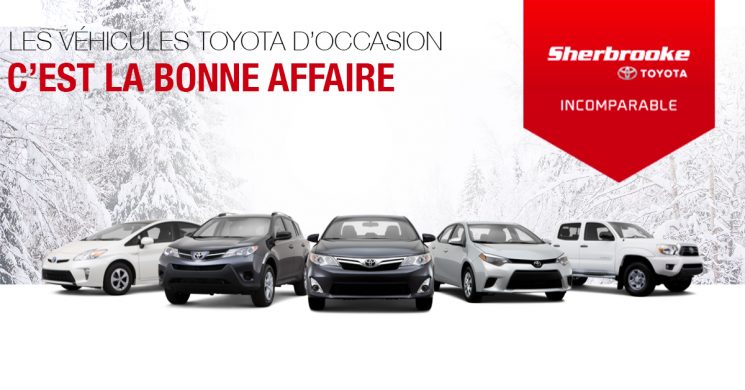 La référence des véhicules Toyota d&rsquo;occasion en Estrie