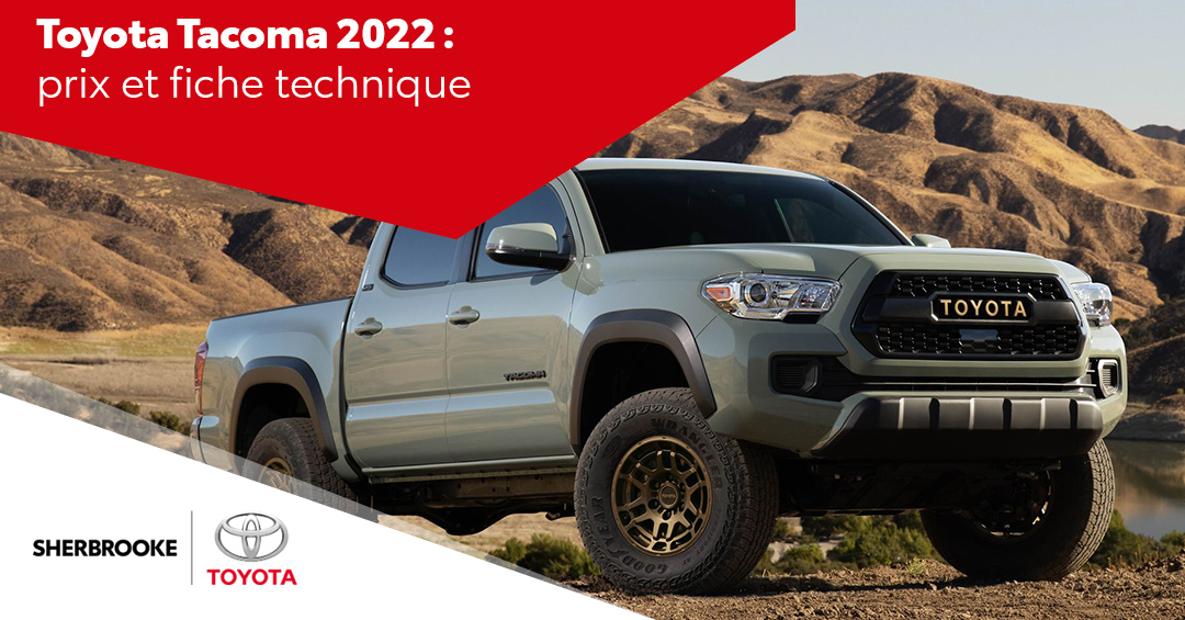 Prix et fiche technique du Toyota Tacoma 2022