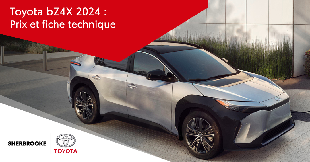 Toyota bZ4X 2024 : Prix et fiche technique