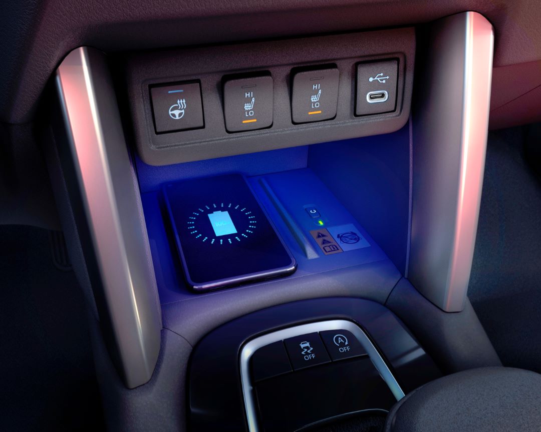 Gros plan sur les accessoires du Toyota Corolla Cross 2024.